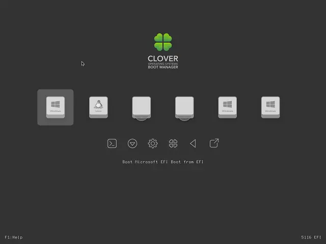 Testing the boot menu with and without the USB drive to verify the Clover Bootloader setup, highlighting the EFI USB Device option.